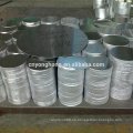 Proveedor de discos de aluminio china 1050 círculos de aluminio antiadherentes cc